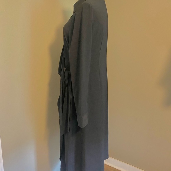 Elegant Black Wrap Dress, No Brand Tag. Approx Sz 16 - Picture 6 of 14